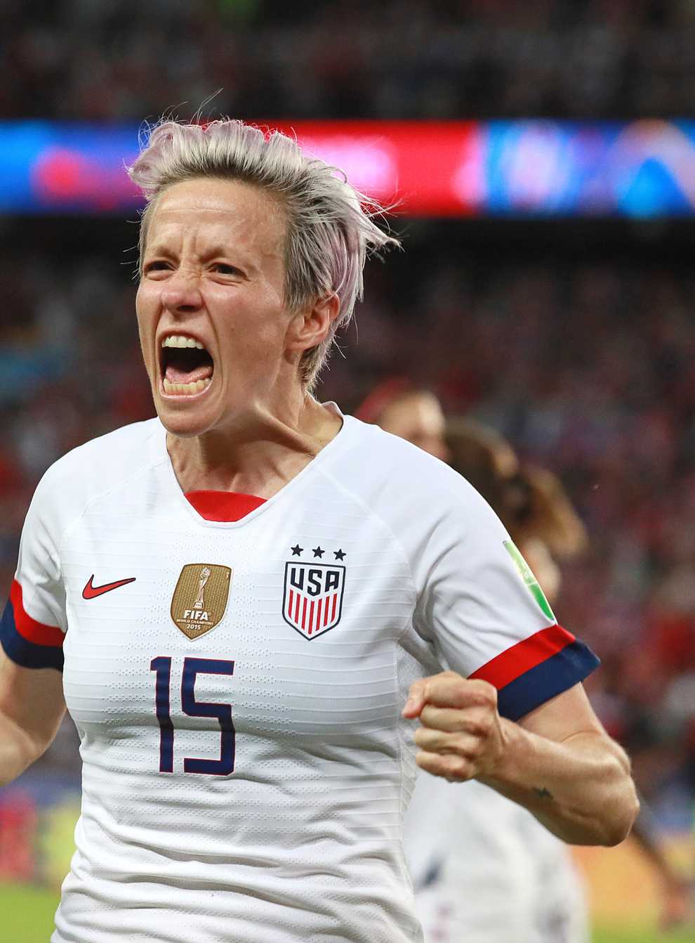 Rapinoe became a household name at the World Cup last summer