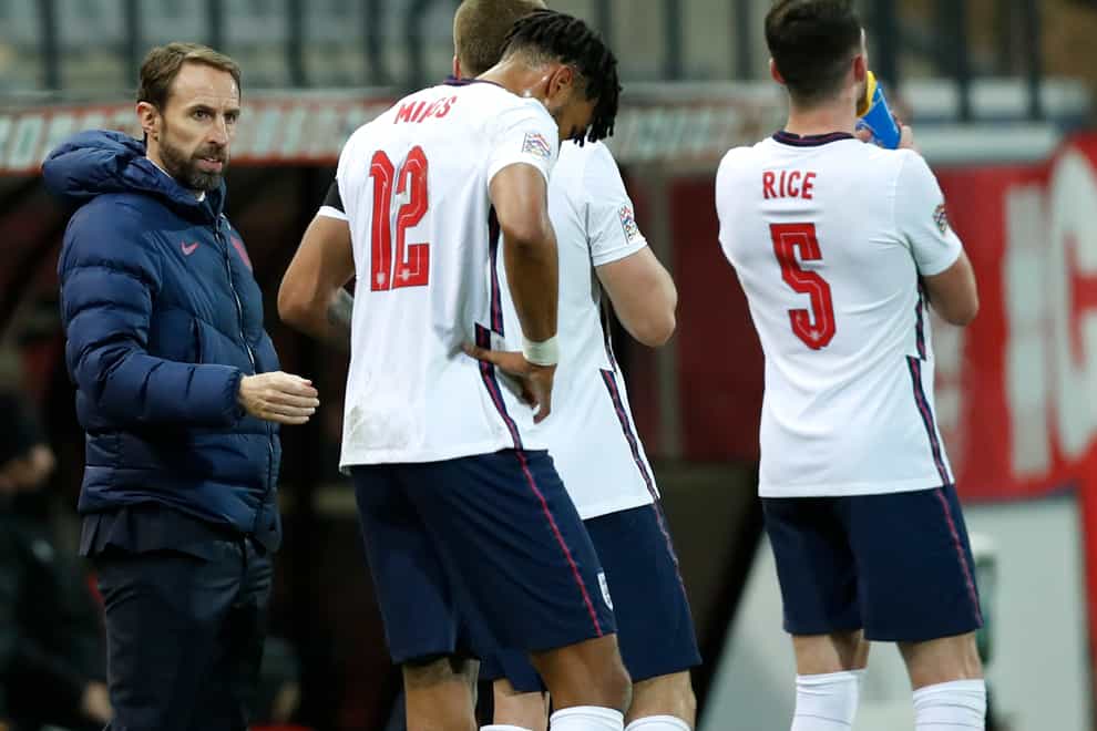 England fell to defeat in Belgium on Sunday night
