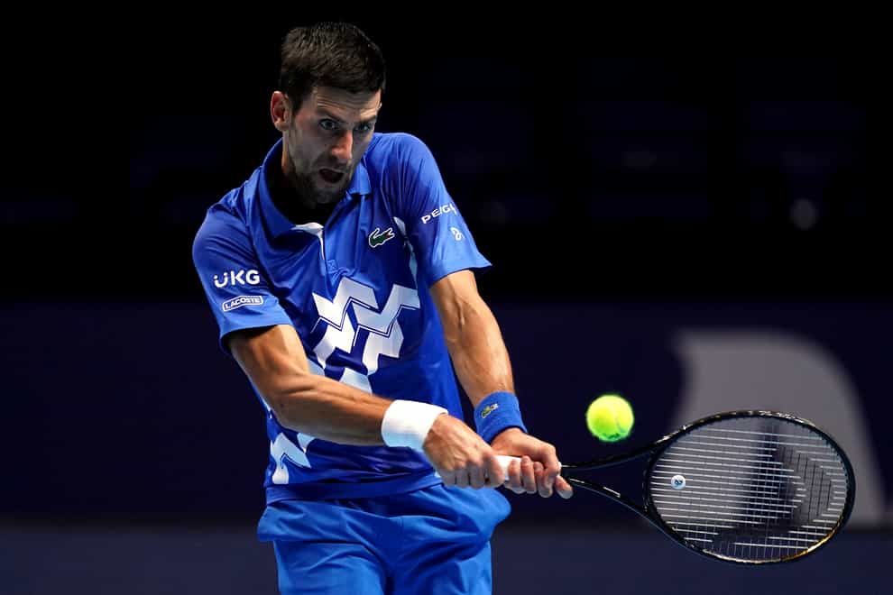 Novak Djokovic powered to victory in his opening match in London