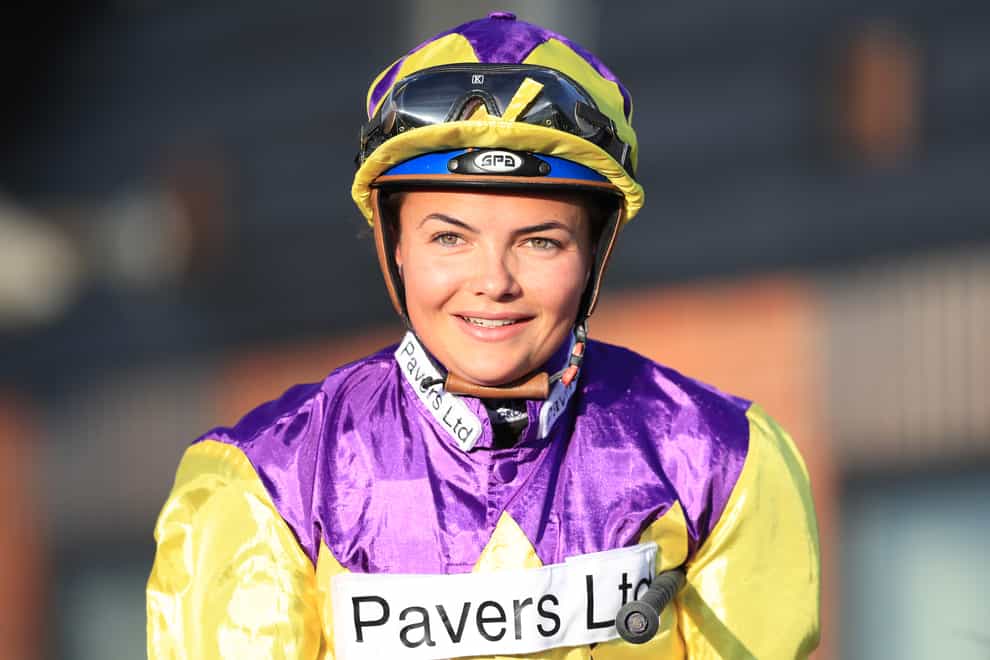 Megan Nicholls rode out her claim at Wolverhampton on Monday