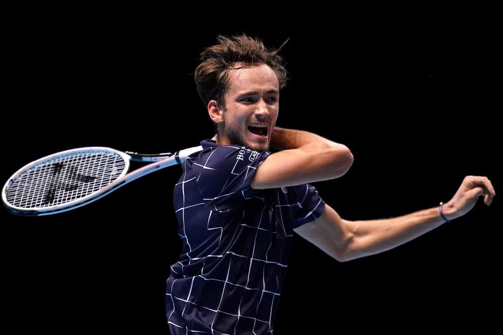 Daniil Medvedev claimed his first victory at The O2