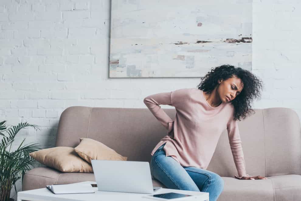 Is working from home causing you lower back pain? (iStock/PA)