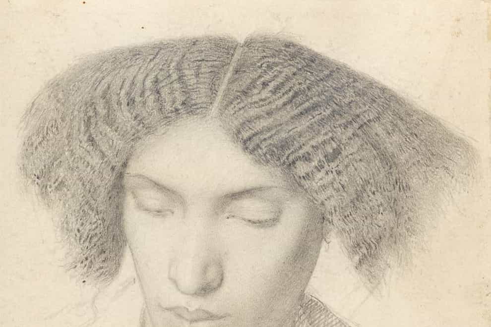 Portrait of Mrs Fanny Eaton, by British artist Simeon Solomon (1840-1905). (Fitzwilliam Museum/ PA)