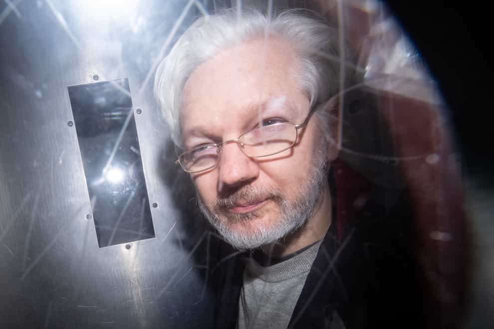 Julian Assange in lockdown in prison