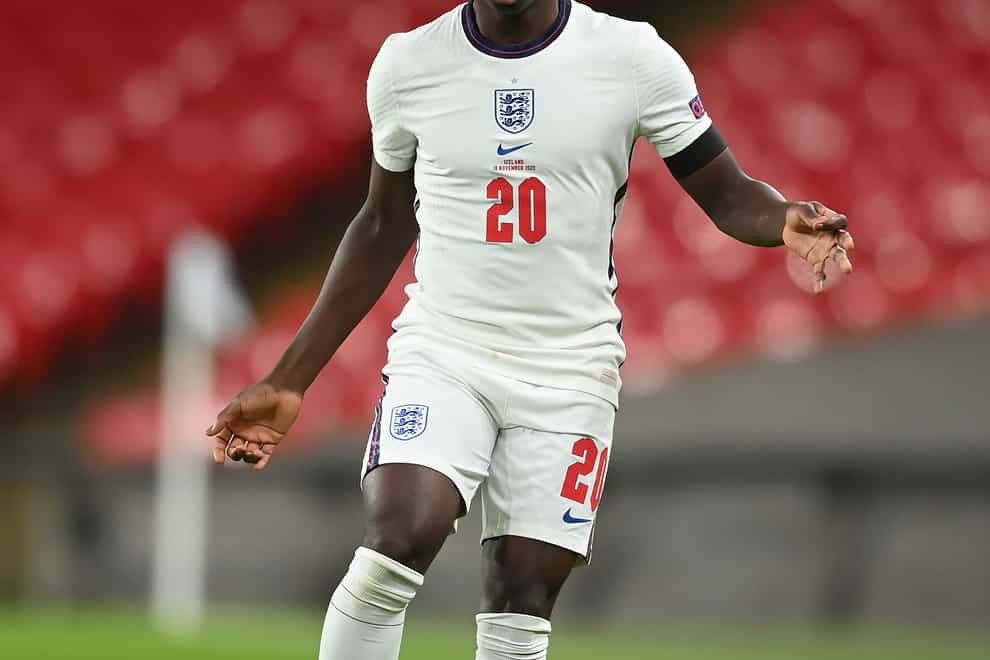 Bukayo Saka impressed for England during the November international break