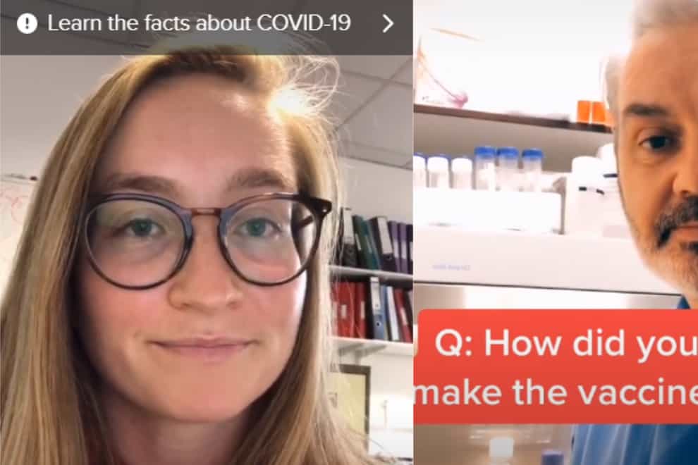 A group led by researchers and clinicians called Team Halo is using TikTok to help 'reassure' users of the safety of vaccines