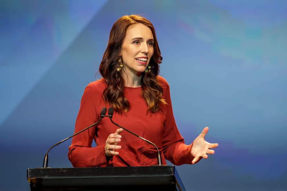 Ardern was speaking at the 2021 Rugby World Cup draw