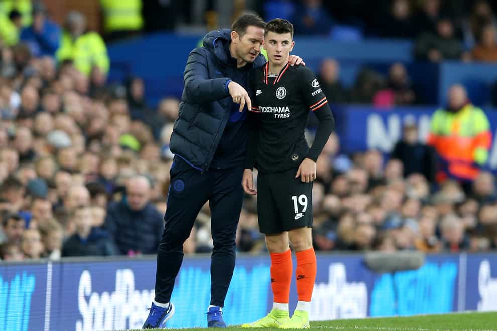 Chelsea manager Frank Lampard (left) holds Mason Mount in high regard