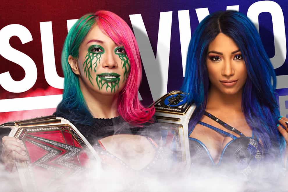 Asuka and Sasha Banks face off this Sunday as they both put their titles on the line