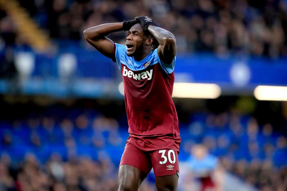 Michail Antonio has missed West Ham's last two matches with a hamstring problem.
