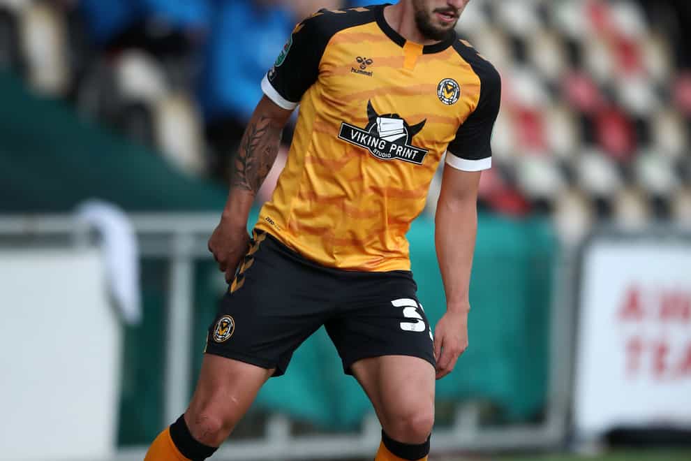 Newport’s Liam Shephard has been out with a knee injury