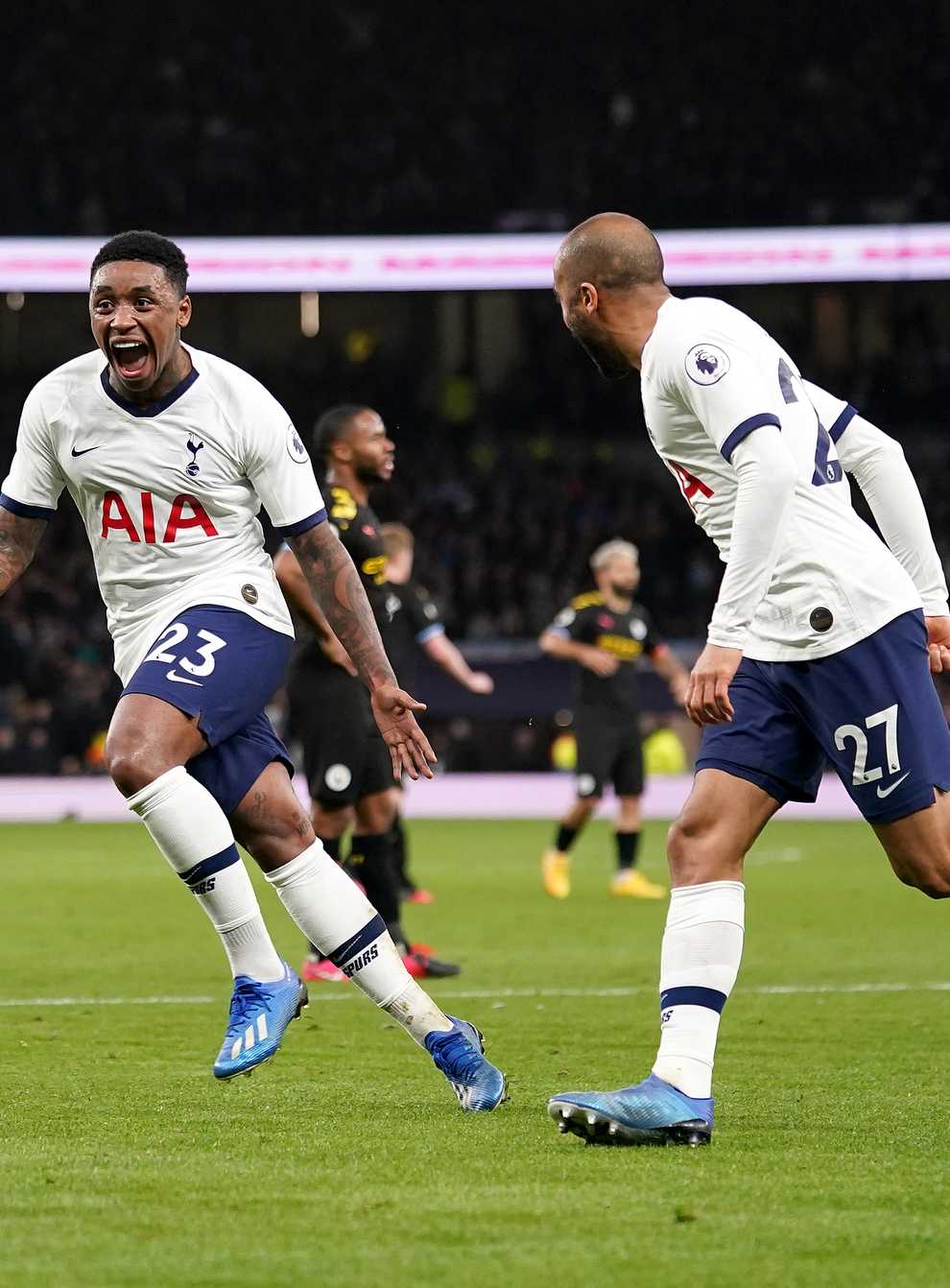 Steven Bergwijn scored on his debut in this fixture last season as Spurs beat Manchester City 2-0