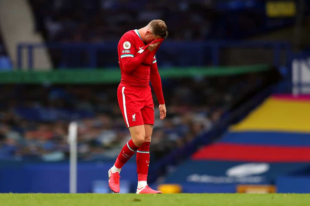 Liverpool captain Jordan Henderson will miss the visit of Leicester