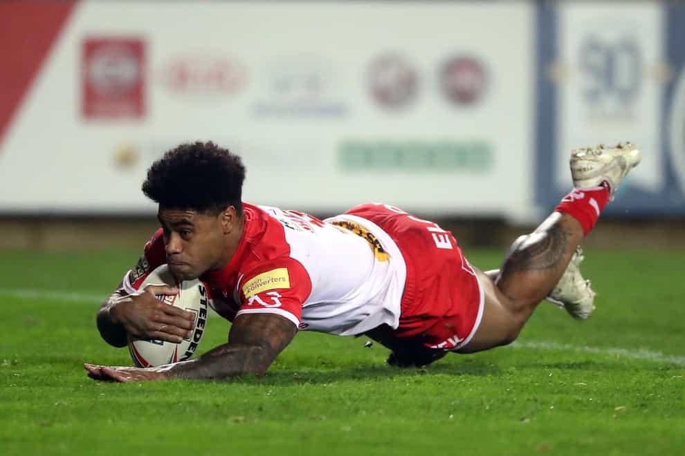 Kevin Naiqama scored a hat-trick for St Helens