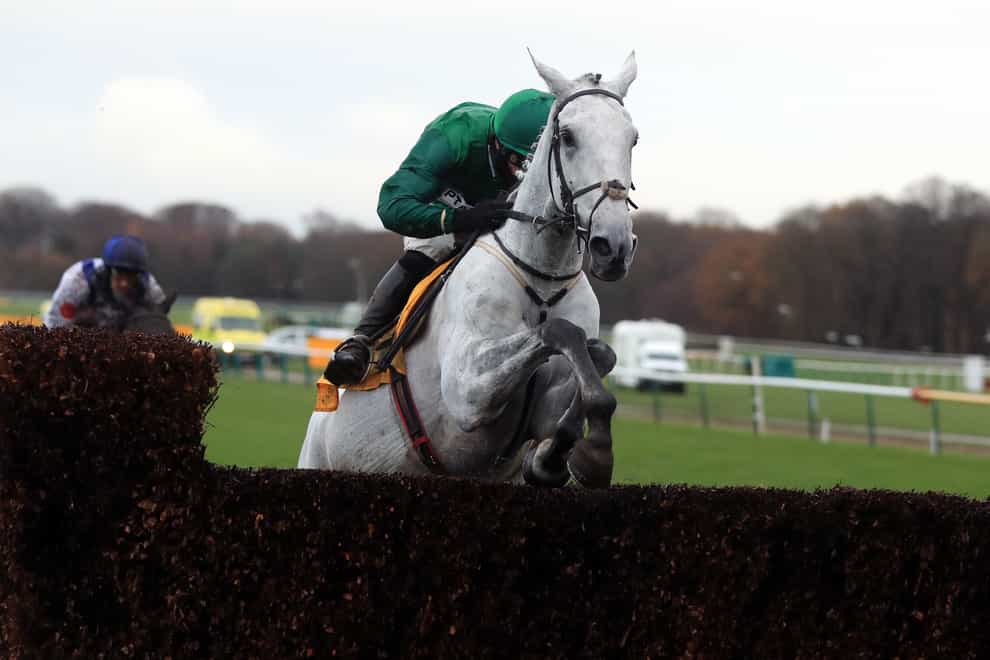 Bristol De Mai on his way to a third Betfair Chase victory