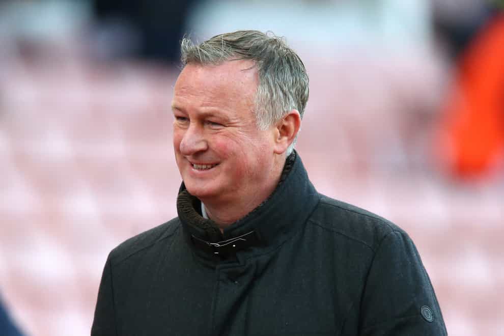 Stoke manager Michael O’Neill was delighted with his goalscoring frontline