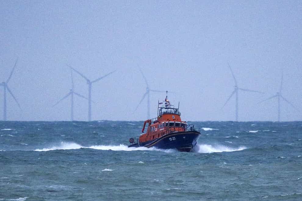 An RNLI Lifeboat was part of the search for the two fishermen that went missing near Seaford, Sussex