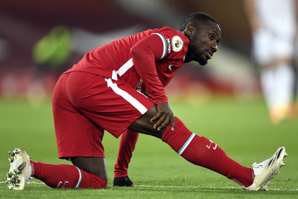 A hamstring problem for Naby Keita means he joins Liverpool's growing injury list