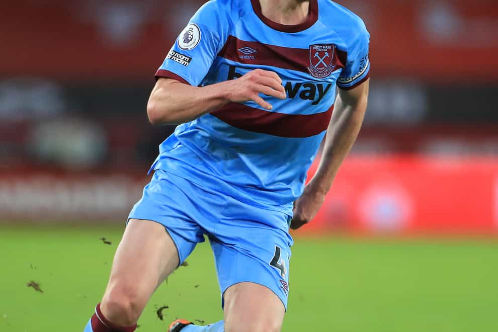 David Moyes does not want his West Ham team to become too reliant on young midfielder Declan Rice