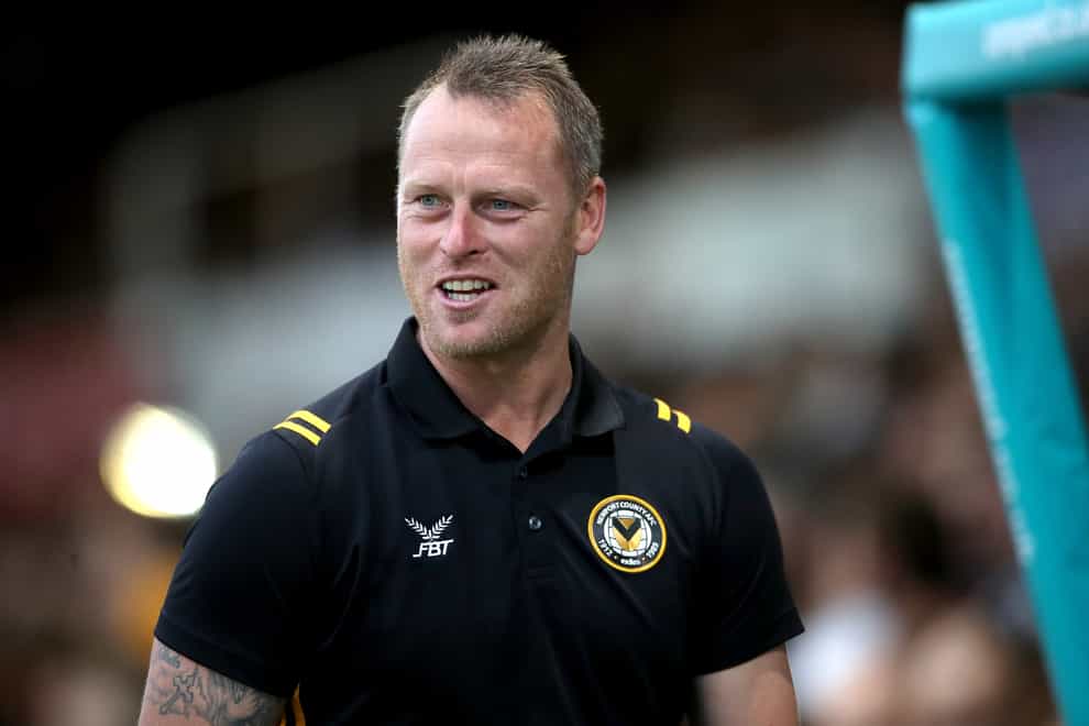 Newport manager Michael Flynn has seen his side move three points clear at the top of League Two