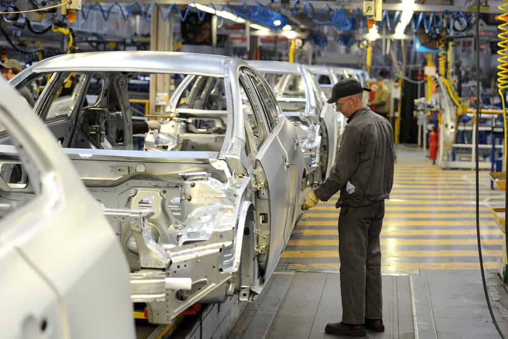 Operating under World Trade Organisation tariffs would cost the UK's automotive sector up to £55 billion by 2025, an industry body has claimed (Martin Rickett/PA)