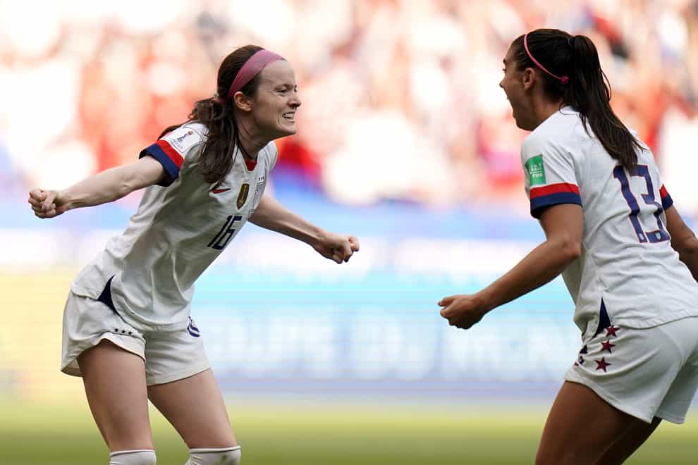 <p>Morgan and Lavelle hope to be teaming up in the friendly against the Netherlands</p>