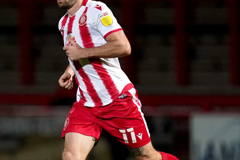 Stevenage’s Danny Newton impressed during the win over Port Vale