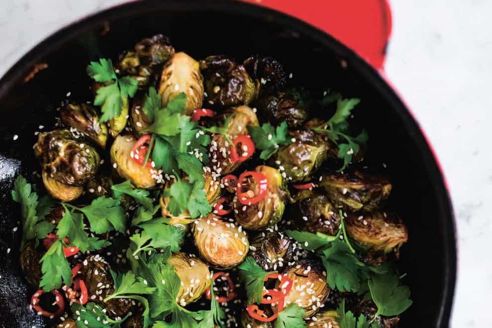 Crisp Brussels sprouts from The Little Library Christmas by Kate Young (Lean Timms/PA)