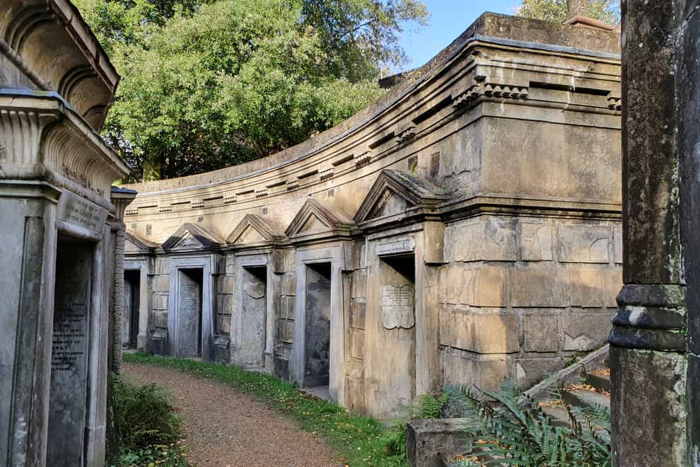 Outer Circle of Lebanon at Highgate Cemetery (Friends of Highgate Cemetery Trust/PA)
