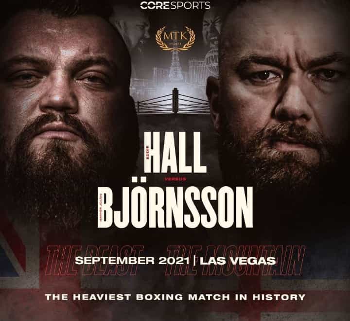 Hall and Bjornsson will meet in Las Vegas next year
