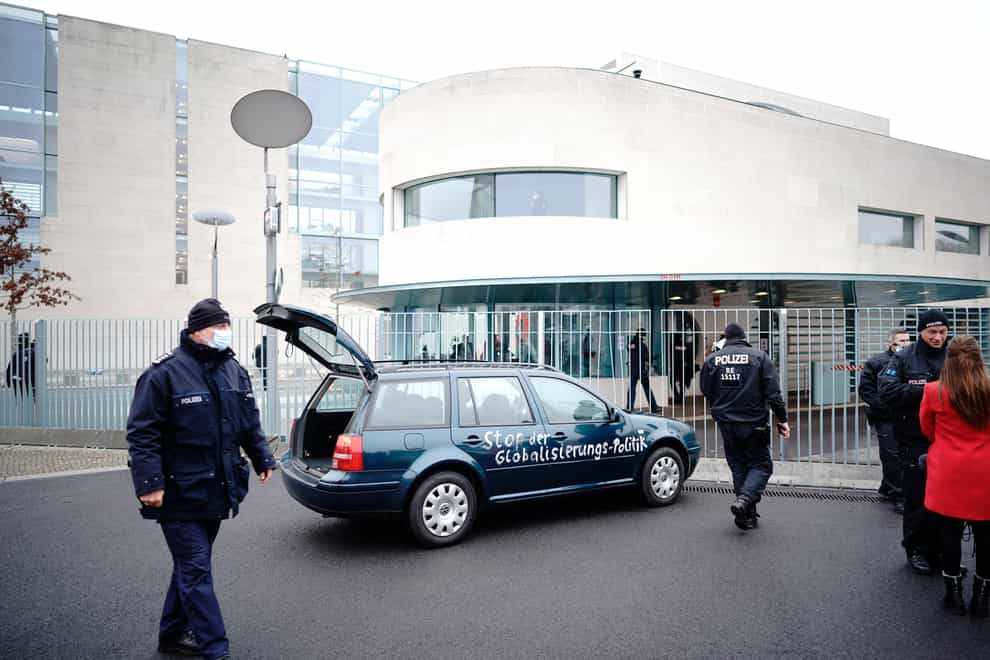 The car that hit the German Chancellery