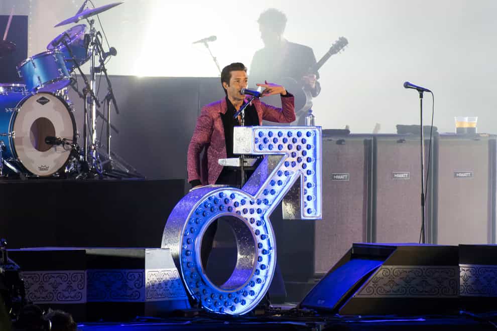 The Killers took to social media to provide a Trump-style tweet on Wednesday