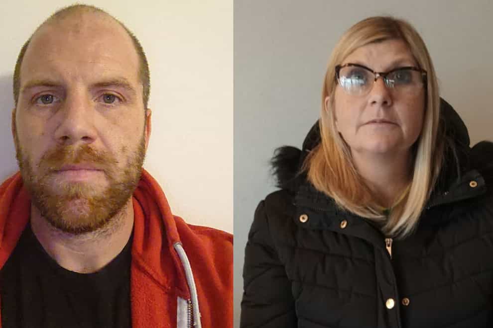 Simon Cotton (left) and Donna Spicer, two public sector workers