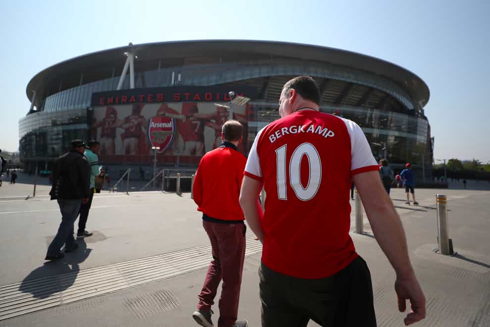 Arsenal fans will be welcomed back to the Emirates Stadium for the Europa League tie against Rapid Vienna