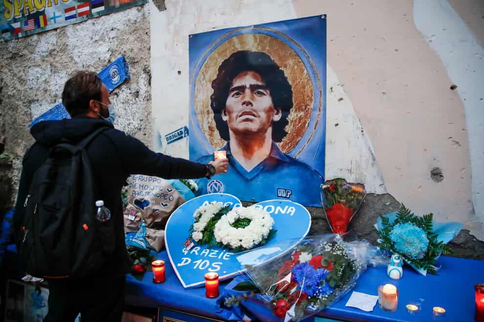 Tributes are being paid to Diego Maradona