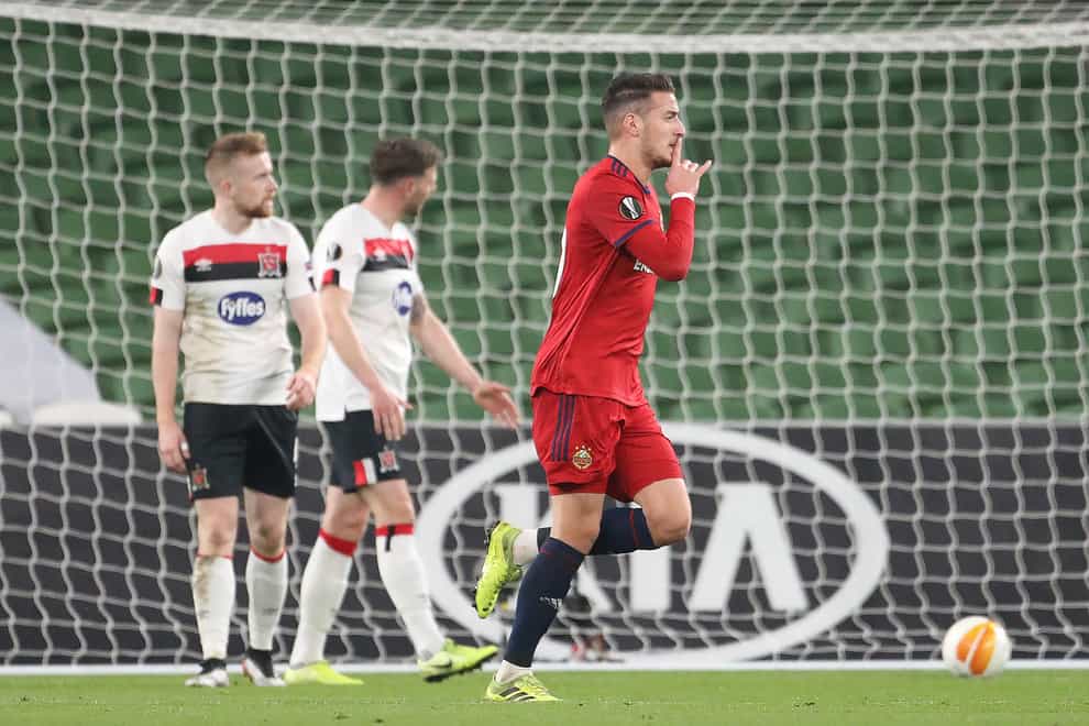 Rapid Vienna’s Ercan Kara struck twice as Dundalk slipped to a 3-1 defeat