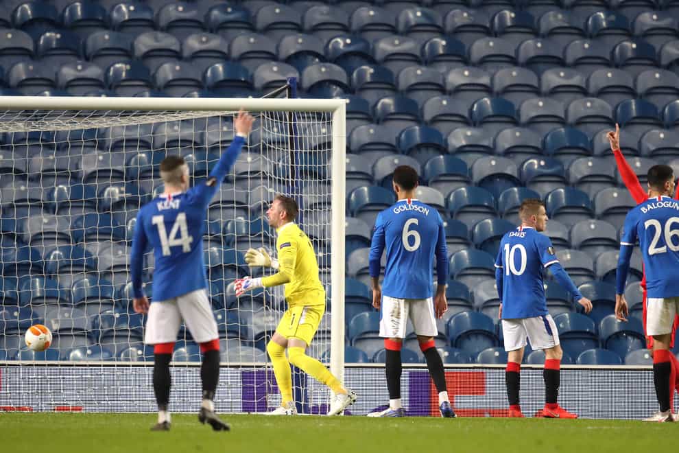 Rangers were held at home by Benfica