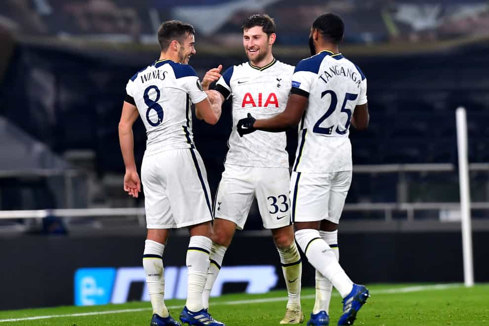 Harry Winks celebrated only his third goal for boyhood club Tottenham in the 4-0 win over Ludogorets in the Europa League