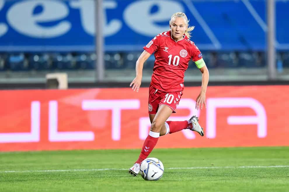 <p>Pernille Harder, who currently plays for Chelsea, has earned over 120 caps for Denmark</p>