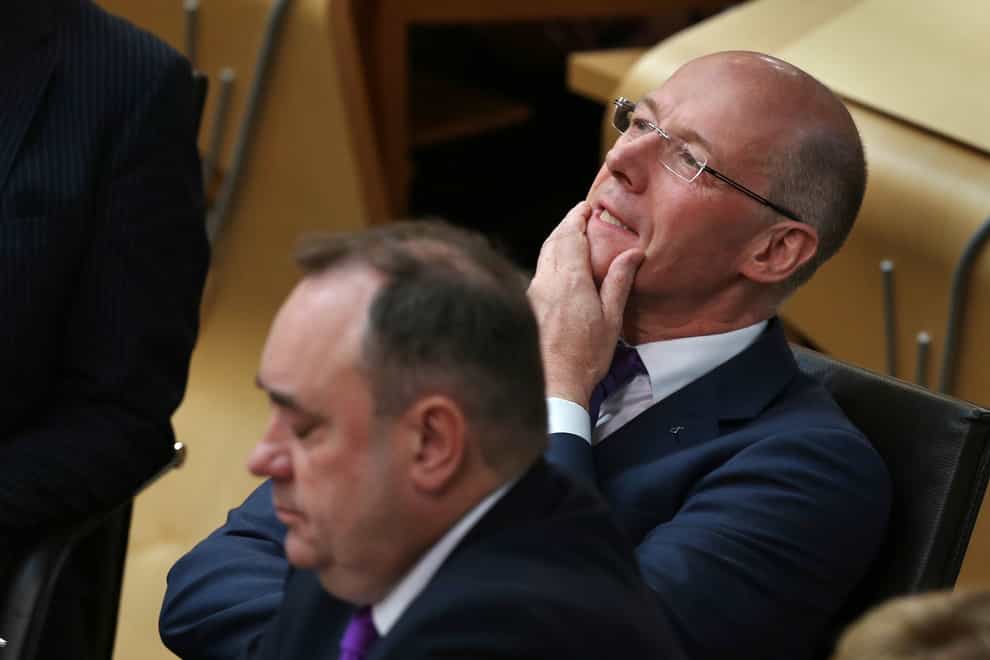 Alex Salmond and John Swinney during their time together in the Scottish Government