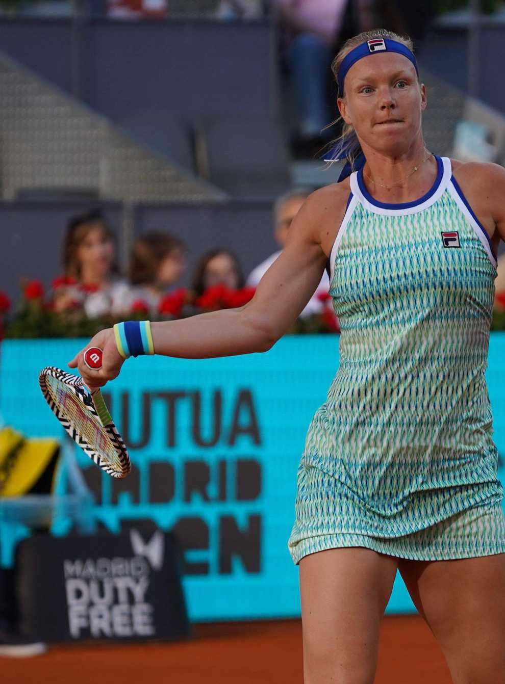 Kiki Bertens won the women’s singles title at the Madrid Open in 2019