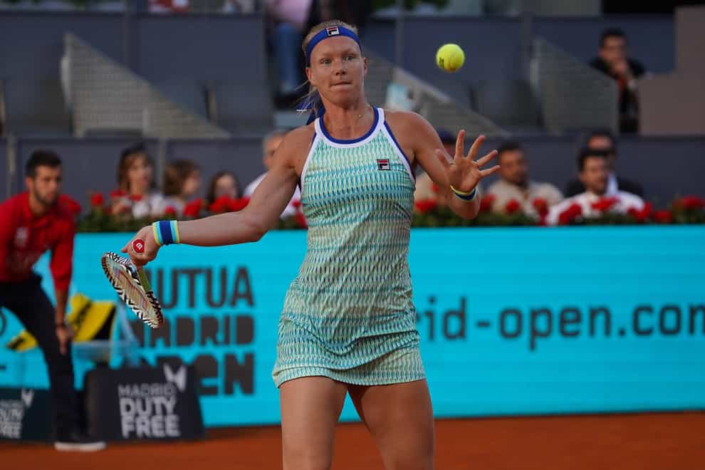 Kiki Bertens won the women’s singles title at the Madrid Open in 2019