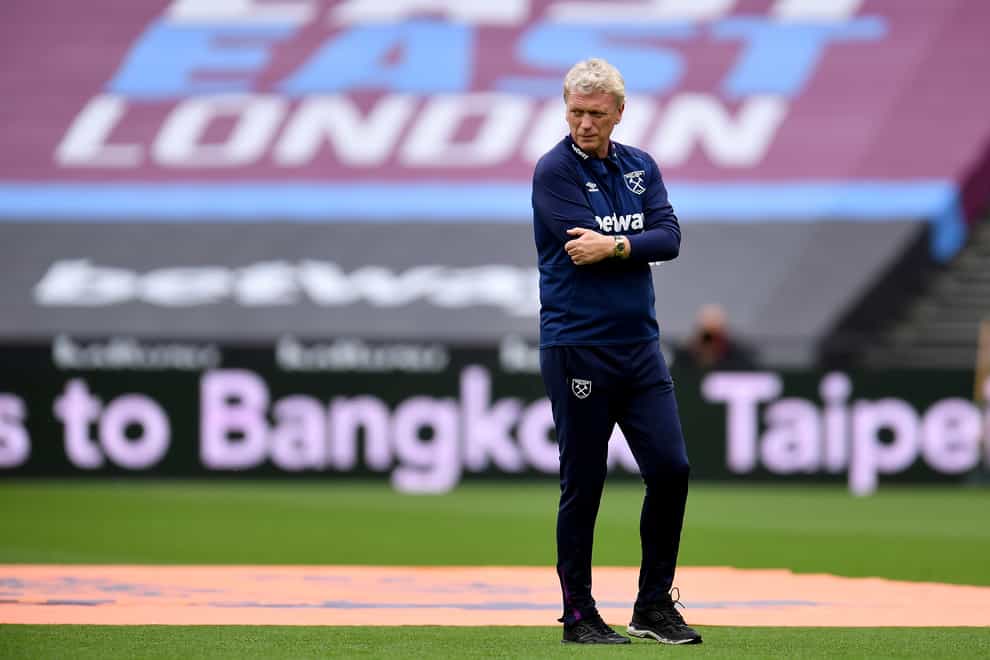 David Moyes is concerned the London Stadium will feel empty with only 2,000 fans present