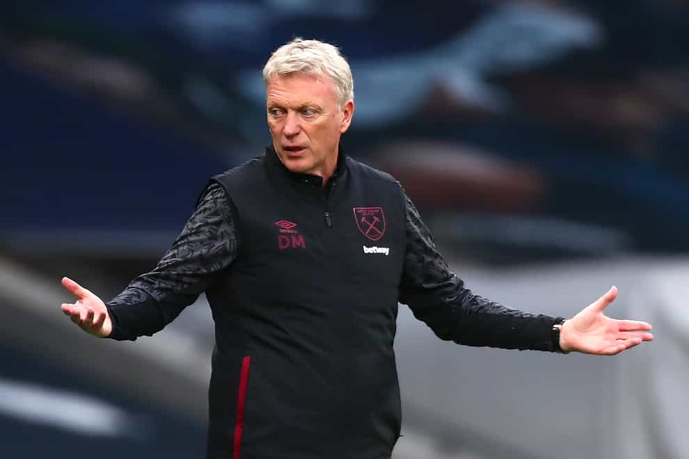 West Ham manager David Moyes is pleased with the competition for places at his club