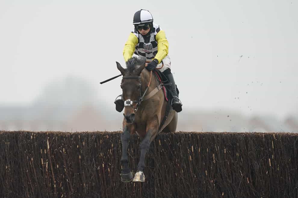 Next Destination on his way to victory in the Ladbrokes John Francome Novices’ Chase at Newbury