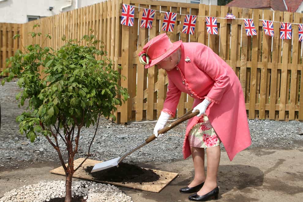 The Queen has planted more than 1,500 trees all over the world during her reign (Andrew Milligan/PA)