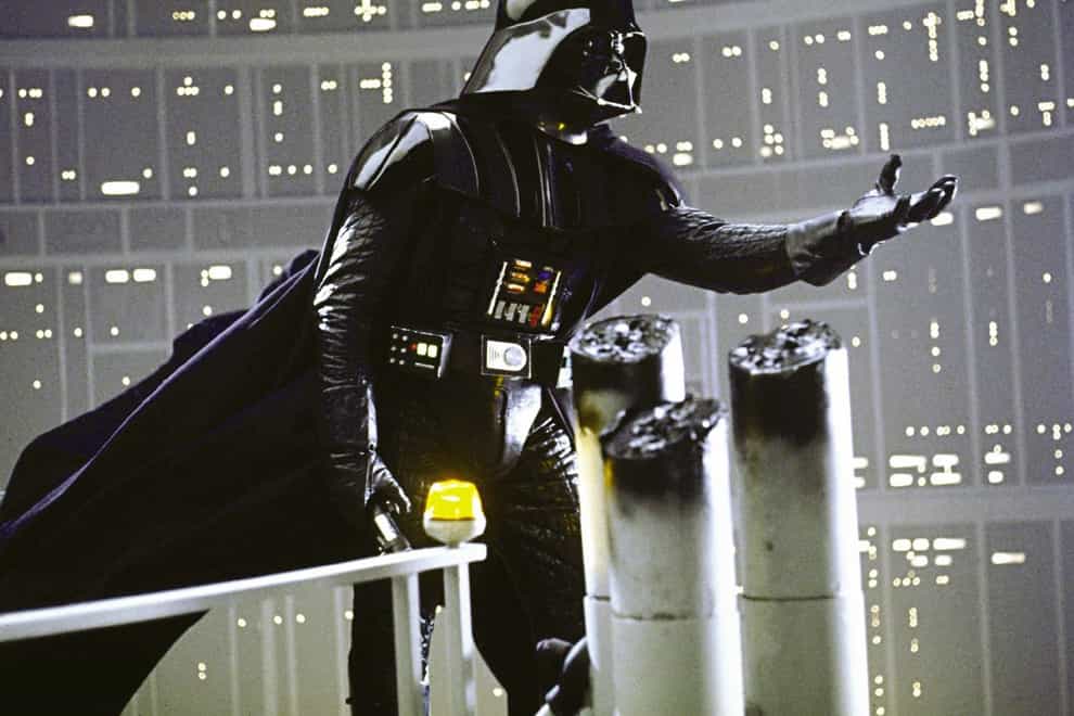 Actor David Prowse as Darth Vader in Star Wars