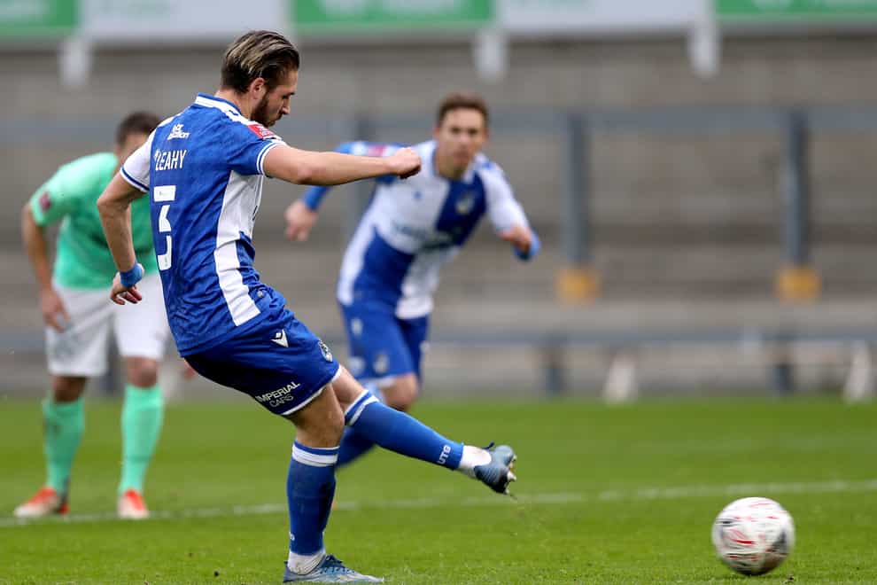 Luke Leahy netted a brace for Bristol Rovers