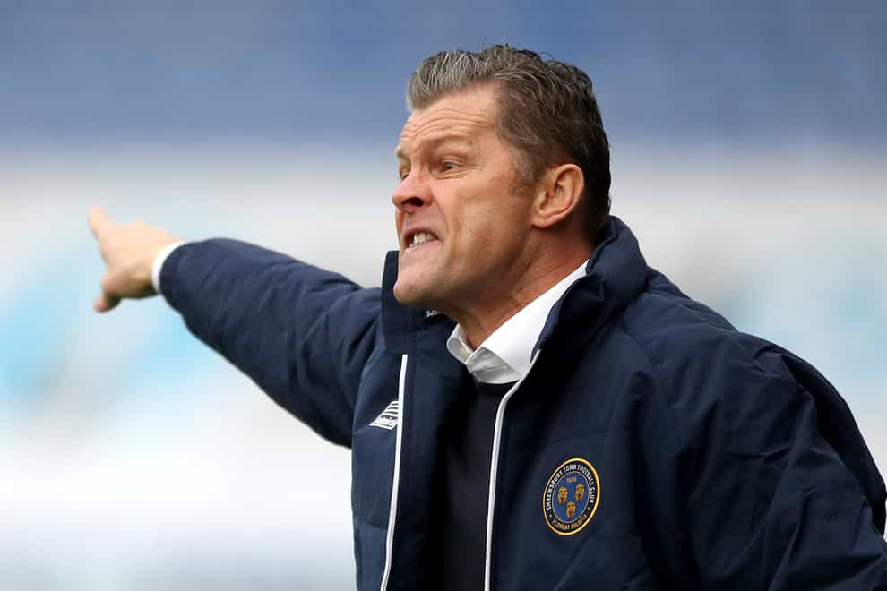 Steve Cotterill's is up and running at Shrewsbury