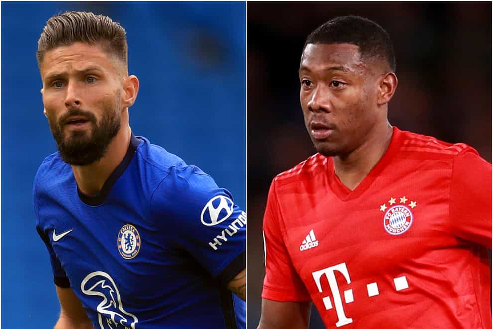 <p>Olivier Giroud and David Alaba are among those in the papers today</p>